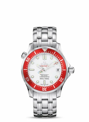 Omega Seamaster Diver 300M Co-Axial 36.25 Stainless Steel / White / Bracelet / Vancouver Olympics 212.30.36.20.04.001 (21230362004001)
